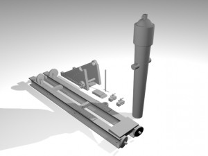 parrot 150 pdr stl printable arica 1880 Model Cetak 3D