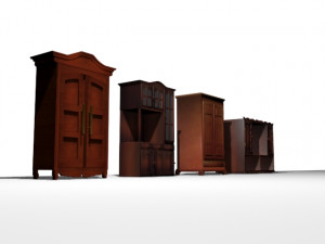 old furnitures xix century 3D Model
