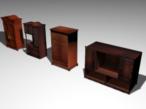 old furnitures xix century 3D Model