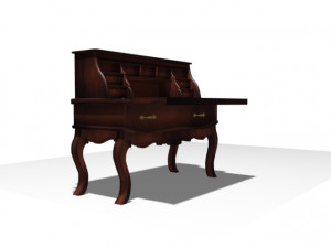 old desks xix century 3D Модель