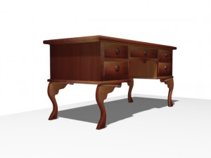 old desks xix century 3D Модель