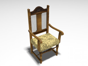chairs old and rustic models 3D Model