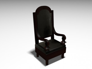 chairs old and rustic models 3D Model