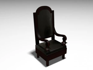 chairs old and rustic models 3D Model