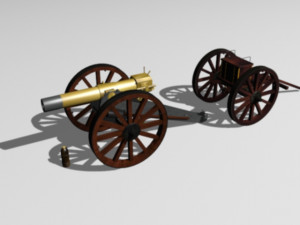 grieve cannon 1880 peru stl Modèles 3D en vedette