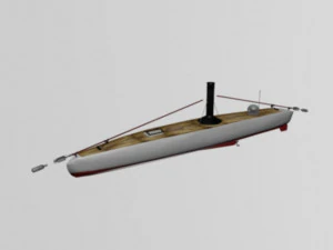 torpedo barco de vapor alianza Modelo de impresión 3D