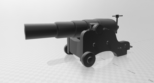 armstrong 40 pdr from huascar Modello di stampa 3D .c4d .max .obj .3ds .fbx .stl .blend 