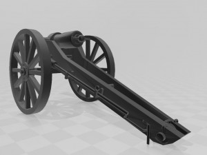 artillery morales alpaca arequipa 1884 3Dプリントモデル