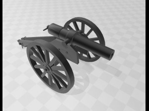 artillery morales alpaca arequipa 1884 3Dプリントモデル