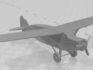 aereo caproni 111 Modello di stampa 3D