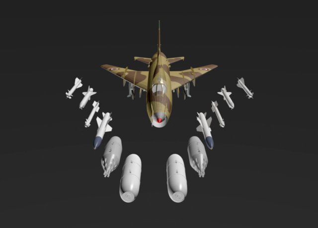 sukhoi 17 peru fap Model 3D .c4d .max .obj .3ds .fbx .stl .blend 