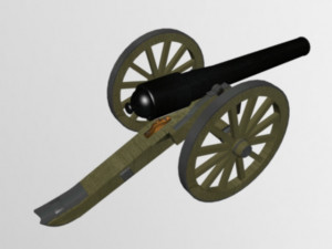 Parrot rifle 30pdr 3ds max -printable stl 3D Модель