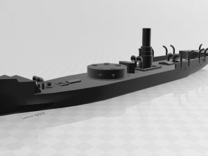 ironclad huascar 3d stl 3D-printmodel