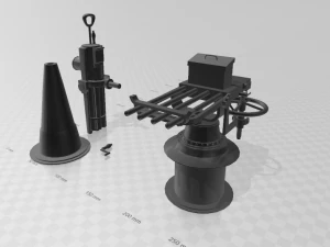 gatling nordenfelt machine 3D Print Model
