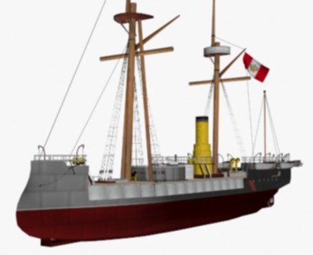 ironclad huascar 3d Modello 3D .c4d .max .obj .3ds .fbx .stl .blend