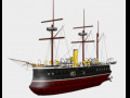 ironclad frigate cochrane 3d 3D Models