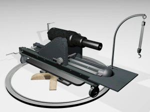 canon vavasseur 250 pdr Modèle 3D