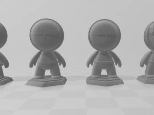squid game chibi for key chain 3D Print Model
