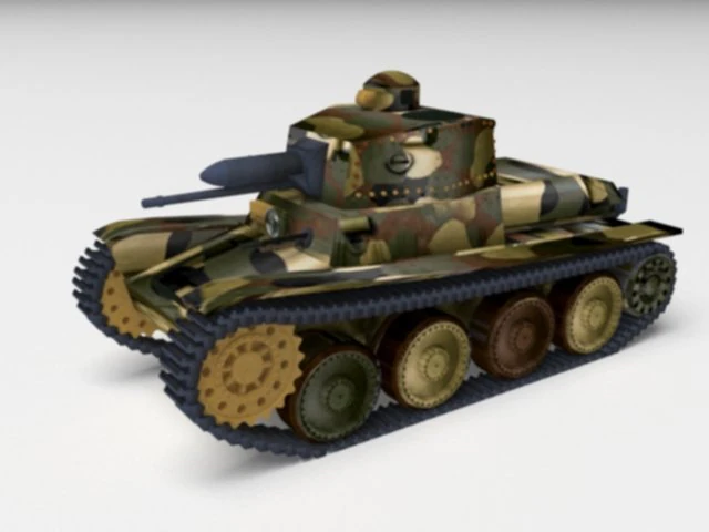 LTP Peru 1941 Light Peruvian Tank 3D Print Model .c4d .max .obj .3ds .fbx .stl .blend 