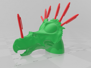 Pen Holder Dinosaur Modelo de Impressão 3D
