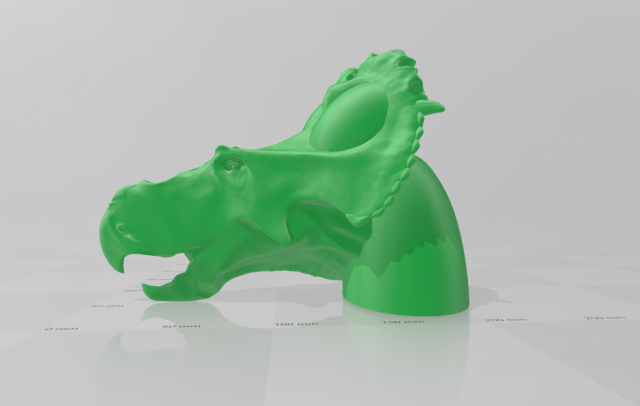 Pen Holder Dinosaur Modelo de Impressão 3D .c4d .max .obj .3ds .fbx .stl .blend 