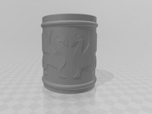 Dragon Bowl Taza Dragon 3D Print Model