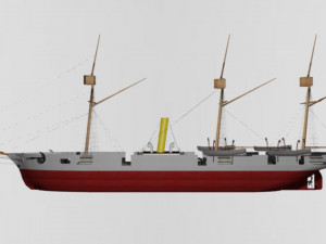 GOLETA COVADONGA 3D Modèle 3D