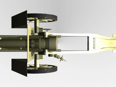 Schneider 75mm Peru 1941 3D Model