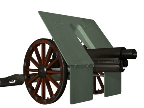 Skoda 90 mm Kolombia Model 3D