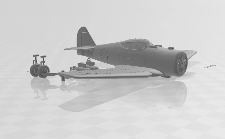 North American 50 STL 3D Print Model .c4d .max .obj .3ds .fbx .stl .blend 