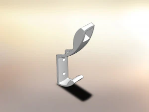 profil kancası iki boynuzlu 3D Model