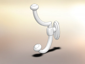two-legged hook Model 3D