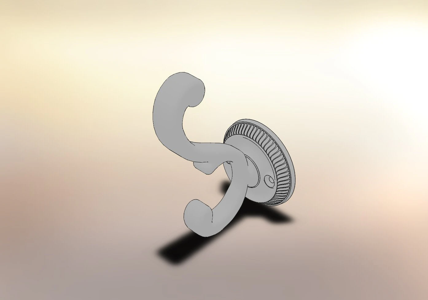 two-legged hook 3D Model .c4d .max .obj .3ds .fbx .stl .blend 