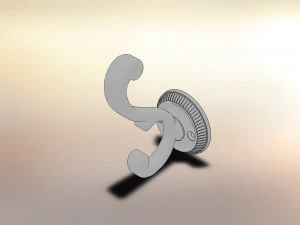 two-legged hook 3D Model