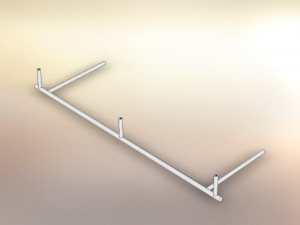 hanger kit chrome matt 3D 모델