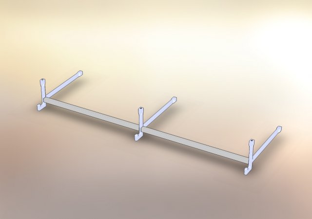 hanger kit chrome matt 3D 模型 .c4d .max .obj .3ds .fbx .stl .blend 