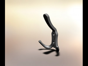 serpente three-cornered hook 3D 모델