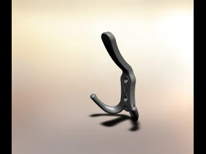 anzol serpente de tr&ecirc;s pontas Modelo 3D