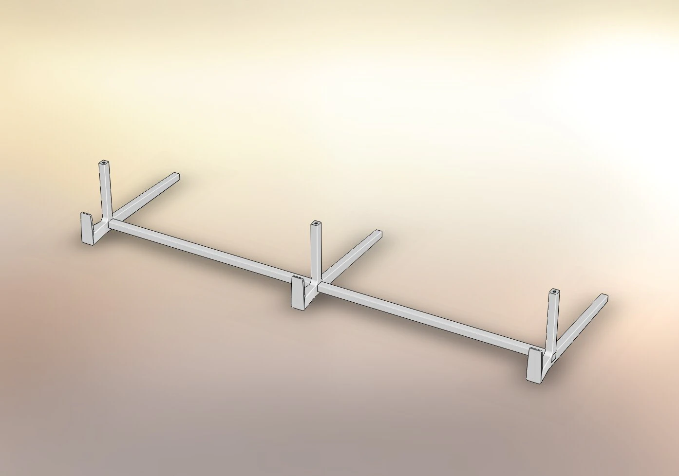 alvero hanger kit chrome matt 3D Model .c4d .max .obj .3ds .fbx .stl .blend