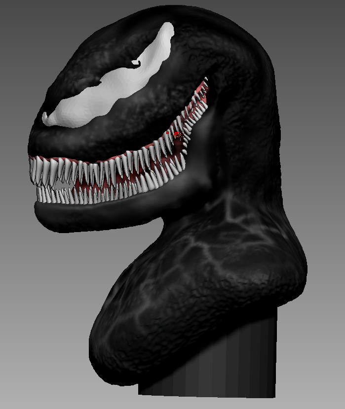 Мод на венома. Веном 3д. Веном 3d модель. Venom 2018 3d model. 3д моделька Венома.