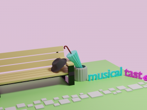 bench 3D Модель