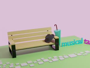 bench 3D Модель