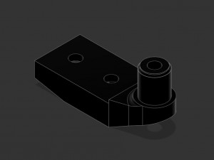 volvo 480 front light holder 3D Принт Модель
