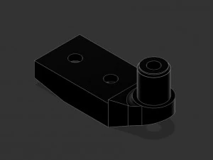 volvo 480 front light holder 3D Print Model