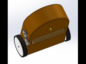 solar pannel cleaning robot 3D Baskı Modeli