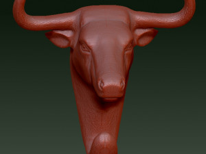 bull head wall hook Modelo de impresión 3D