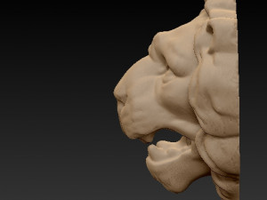 lion head 3d print model 3D Print Model