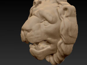 lion head 3d print model 3D Print Model