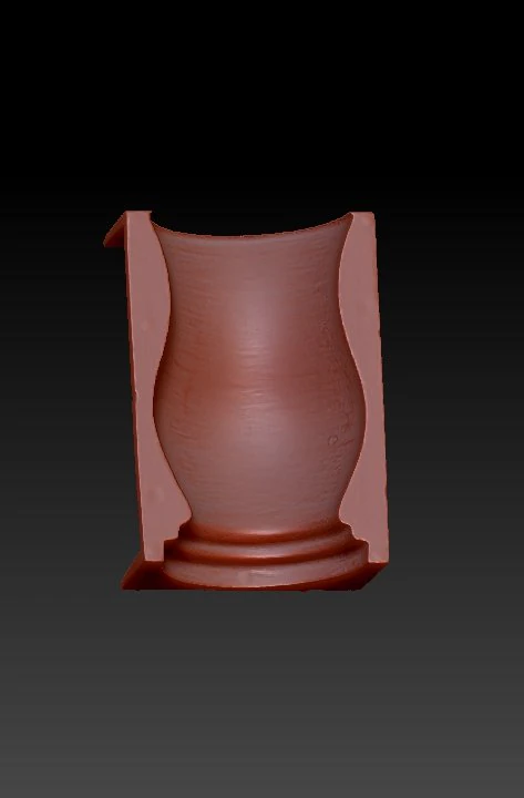 concrete vase mold 3d print model h25cm 3D Print Model .c4d .max .obj .3ds .fbx .stl .blend 
