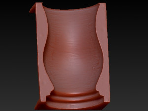 concrete vase mold 3d print model h25cm 3D 프린트 모델